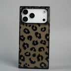 iPhone 17 Series Luxury Leopard Print Glossy Silicone Case