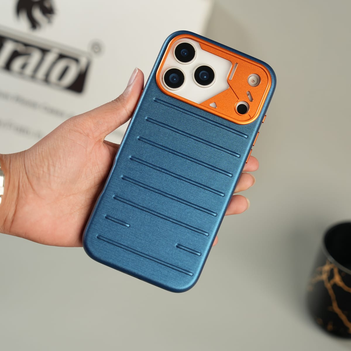 iPhone 17 Series Premium PU Leather MagSafe Case | Metal Camera Frame Protective Cover