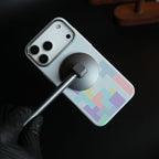 Aramid Design Hard Pc Case for iPhone 17 Series | Magnetic Ring Cover | Brick Design