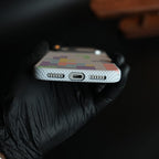 Aramid Design Hard Pc Case for iPhone 17 Series | Magnetic Ring Cover | Brick Design