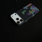 Aramid Design Hard Pc Case for iPhone 17 Series | Magnetic Ring Cover | Brick Design