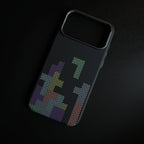 Aramid Design Hard Pc Case for iPhone 17 Series | Magnetic Ring Cover | Brick Design