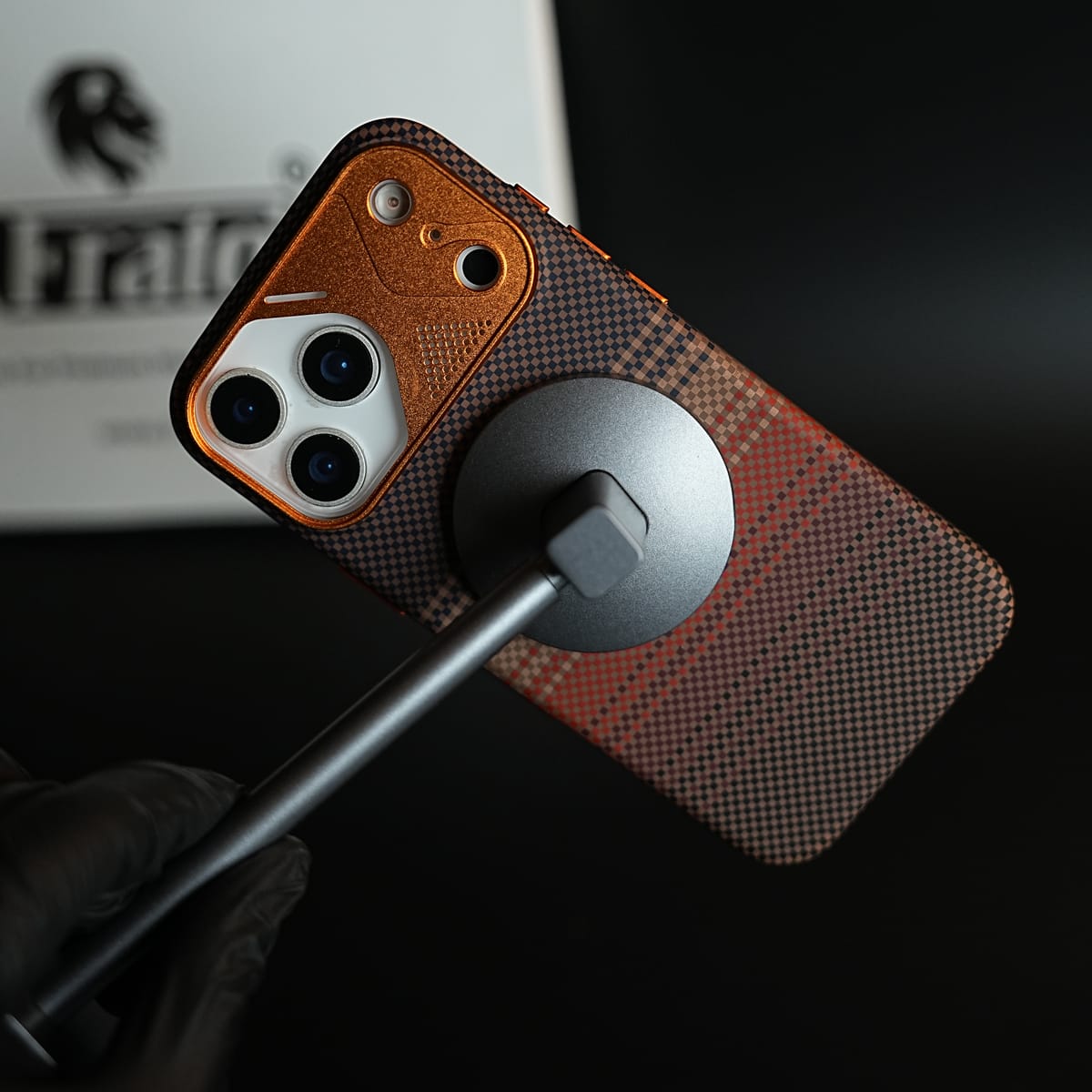 Armid Designer MagSafe Case for 17 Pro Max with Metal Camera Protection