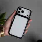 iPhone 17 Pro Max Clear Shell Case | Slim Back Cover with Electroplated Edges