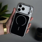 iPhone 17 Pro Max Matte Finish MagSafe Case with Ultra-Slim Metal Kickstand