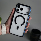 iPhone 17 Pro Max CrystalView MagSafe Case with Metal Camera Frame Kickstand Cover