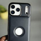 iPhone 17 Pro Max JTP PU Leather Logo Cut Case Premium Finish Cover