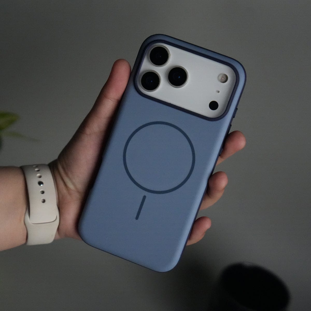 iPhone 17 Pro Max Soft Touch MagSafe Case | Matte Finish with Color Camera Frame