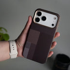 iPhone 17 Pro Max Carbon Fiber Texture Design Side Bumper MagSafe Case Cover