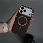 iPhone 17 Pro Max Elite Leather-Texture Case Cover