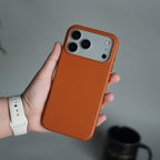 iPhone 17 Pro Max MagSafe PU Leather Back Cover | Premium PU Leather | Slim & Elegant Hard Case