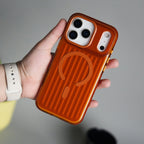 iPhone 17 Pro Max MagSafe Suitcase Design Case | Shiny Texture Back Cover
