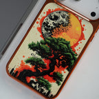Crimson Eclipse Designer Case for iPhone 17 Series