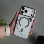 iPhone 17 Pro Max TechLine Transparent MagSafe Case with Metal Camera Bump Back Cover