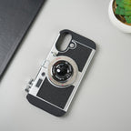 iPhone 17 Series Retro Camera Design Case with Lanyard | Shockproof Protective Cover
