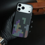 Aramid Design Hard Pc Case for iPhone 17 Series | Magnetic Ring Cover | Brick Design