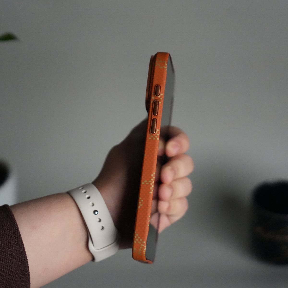 iPhone 17 Pro Max Aramid Fiber Slim Case Cover | Orange