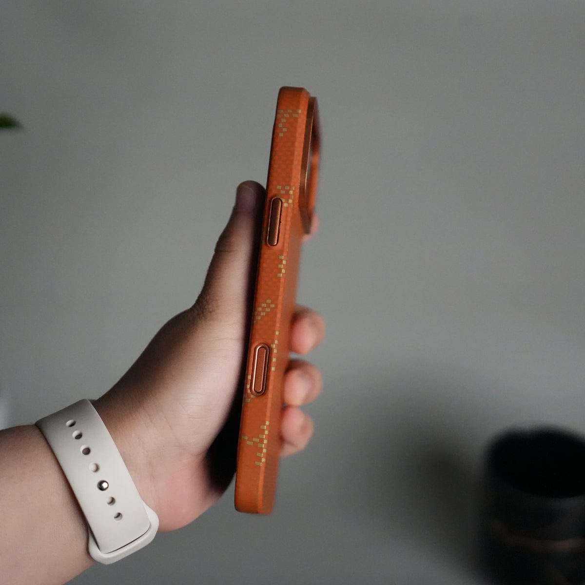 iPhone 17 Pro Max Aramid Fiber Slim Case Cover | Orange