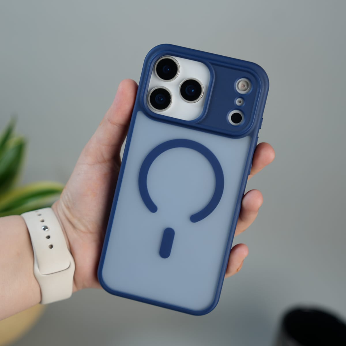 iPhone 17 Series Frosted Matte MagSafe Case | Anti-Fingerprint Translucent Back Cover
