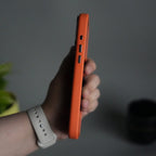 iPhone 17 Pro Max Carbon Fiber Texture Case with Metal Camera Frame & Rotating Ring Stand