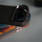 iPhone 17 Pro Max Carbon Fiber Texture Design Hard Pc MagSafe Case Cover LionKing