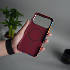 iPhone 17 Pro Max Carbon Fiber Texture Design Hard Pc MagSafe Case Cover Tiger