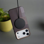 iPhone 17 Pro Max Carbon Fiber Texture Design Side Bumper MagSafe Case Cover