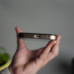 iPhone 17 Pro Max Carbon Fiber Texture Design Side Bumper MagSafe Case Cover