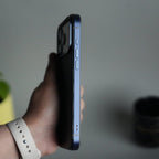 iPhone 17 Pro Max Carbon Fiber Texture Design Side Bumper MagSafe Case Cover