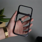 iPhone 17 Pro Max Clear Shell Case | Slim Back Cover with Electroplated Edges