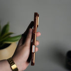 iPhone 17 Pro Max Clear Shell Case | Slim Back Cover with Electroplated Edges