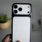 iPhone 17 Pro Max Clear Shell Case | Slim Back Cover with Electroplated Edges