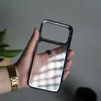 iPhone 17 Pro Max Clear Shell Case | Slim Back Cover with Electroplated Edges