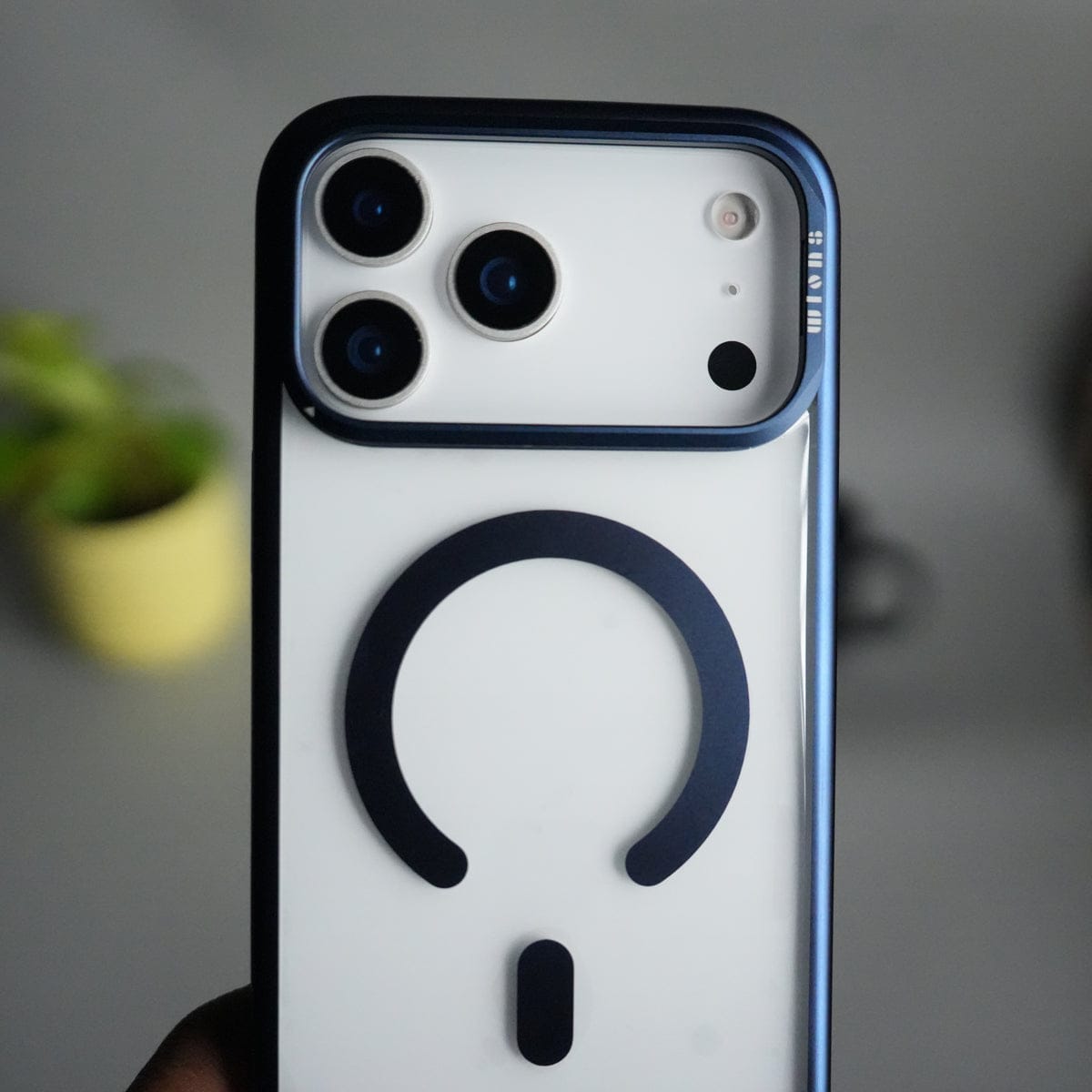 iPhone 17 Pro Max CrystalView MagSafe Case with Metal Camera Frame Kickstand Cover