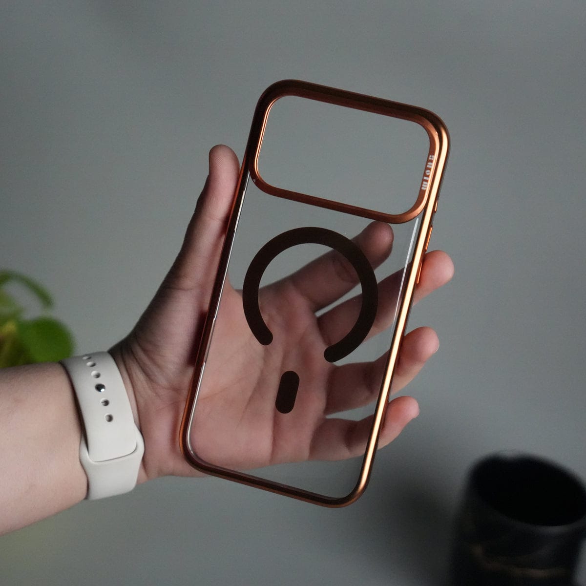 iPhone 17 Pro Max CrystalView MagSafe Case with Metal Camera Frame Kickstand Cover