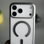 iPhone 17 Pro Max CrystalView MagSafe Case with Metal Camera Frame Kickstand Cover