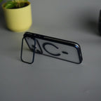 iPhone 17 Pro Max CrystalView MagSafe Case with Metal Camera Frame Kickstand Cover