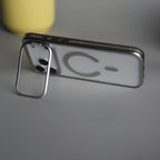 iPhone 17 Pro Max CrystalView MagSafe Case with Metal Camera Frame Kickstand Cover