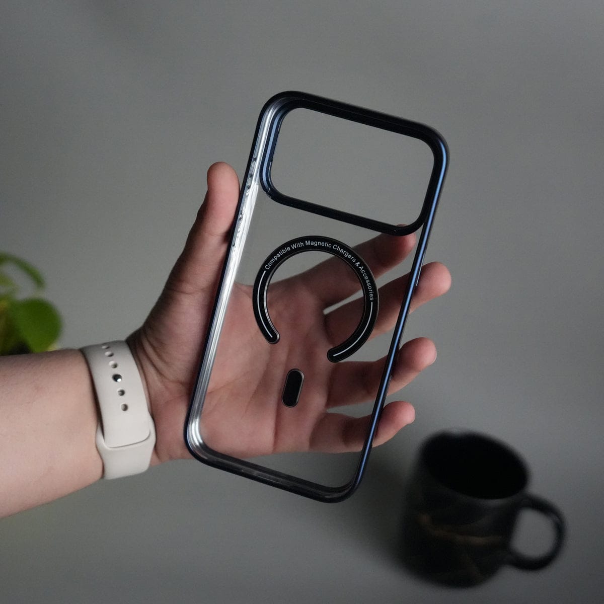 iPhone 17 Pro Max CrystalView MagSafe Case with Metal Camera Frame Kickstand Cover