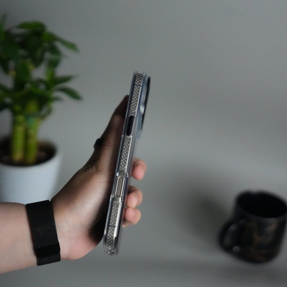 iPhone 17 Pro Max Dual Color Shade Smoke Matte MagSafe Case Cover