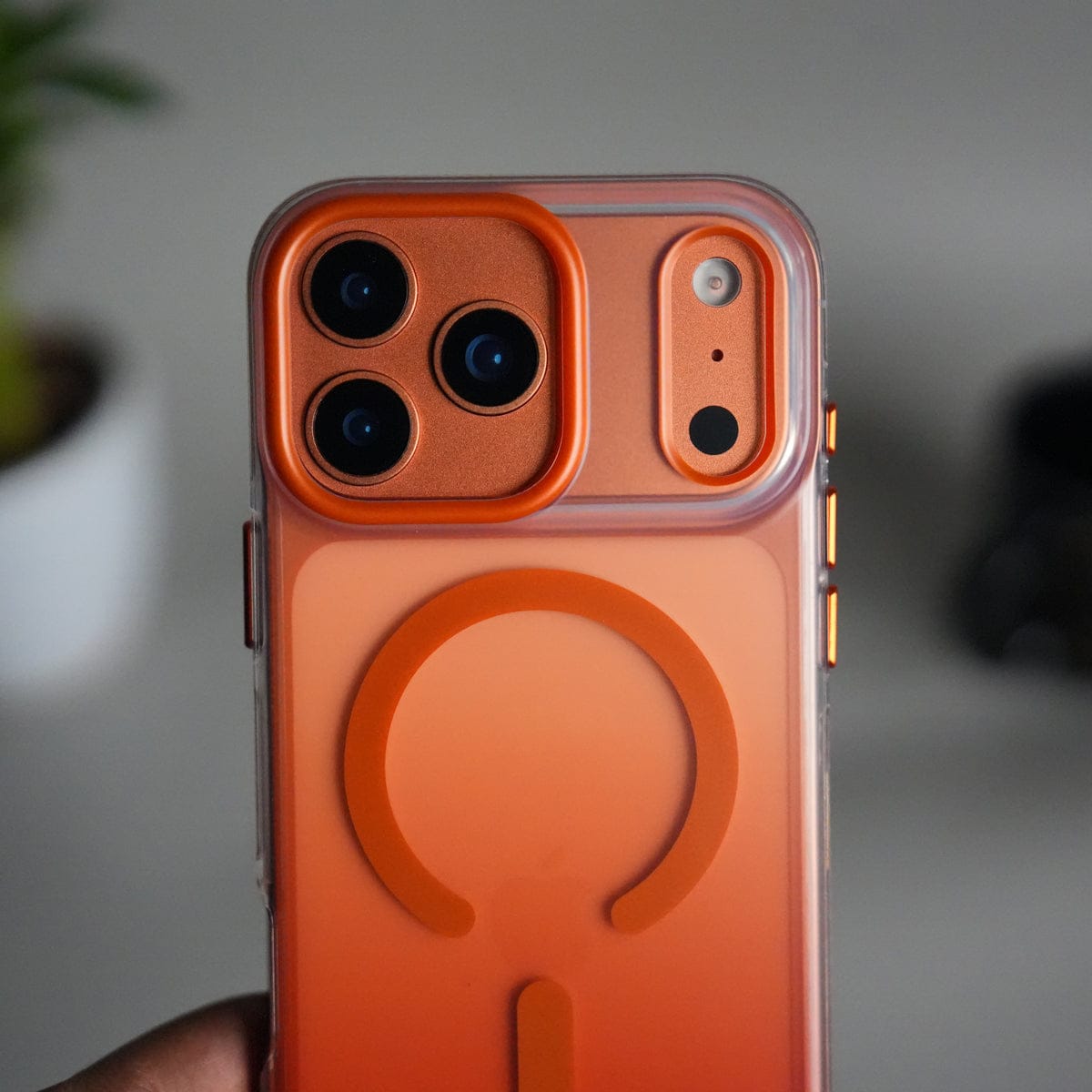 iPhone 17 Pro Max Dual Color Shade Smoke Matte MagSafe Case Cover