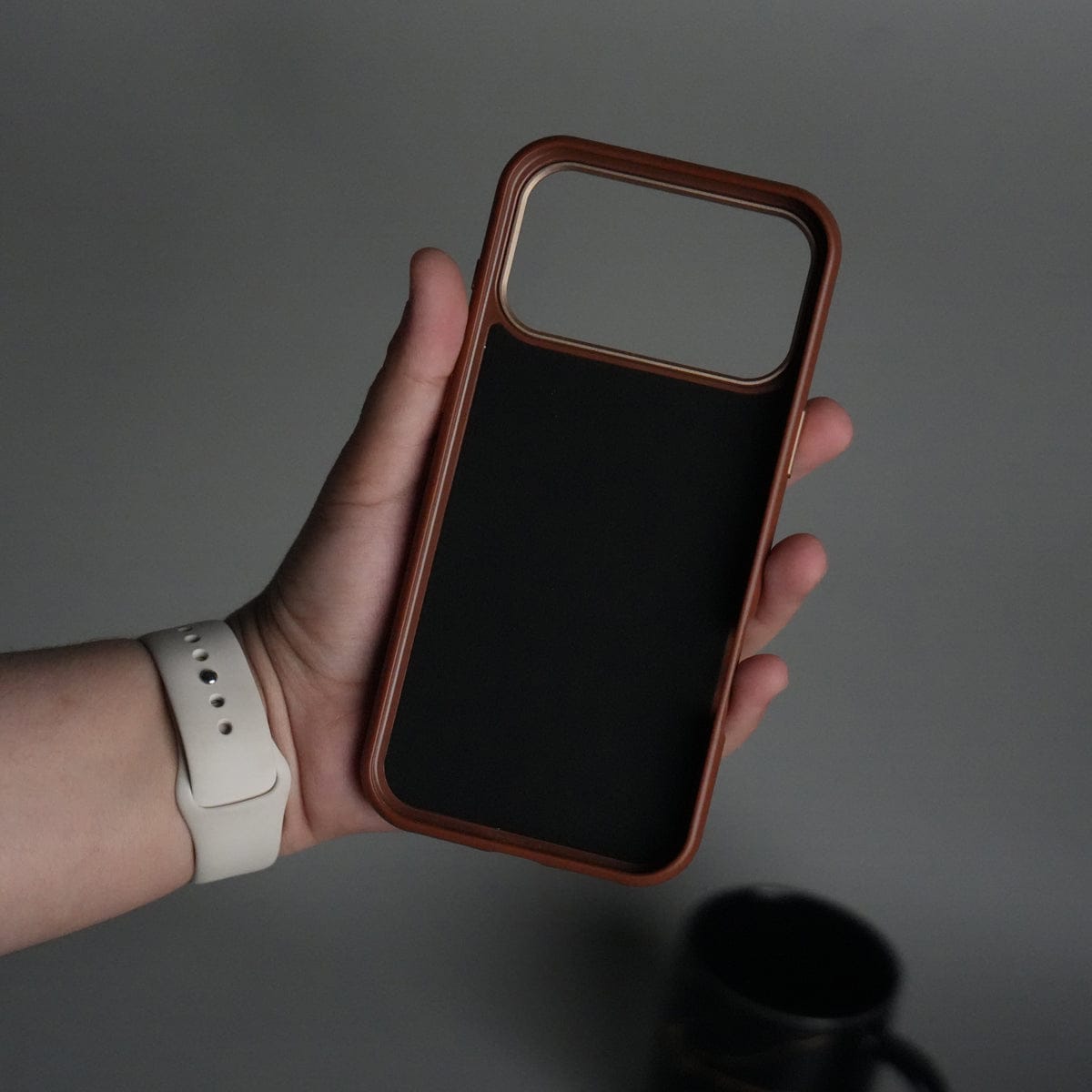 iPhone 17 Pro Max Elite Leather-Texture Case Cover