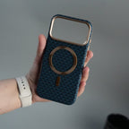 iPhone 17 Pro Max Elite Leather-Texture Case Cover
