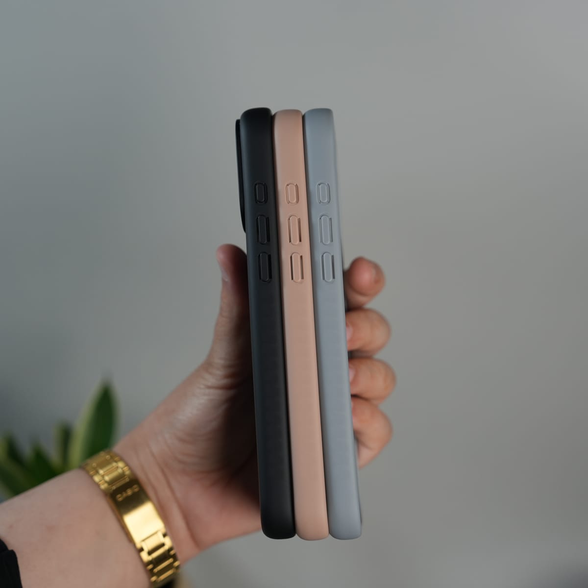 iPhone 17 Pro Max Frosted Case with MagSafe Metal Kickstand | Shockproof Matte Hybrid Cover
