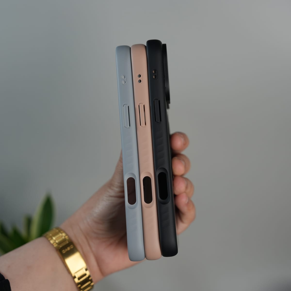 iPhone 17 Pro Max Frosted Case with MagSafe Metal Kickstand | Shockproof Matte Hybrid Cover