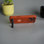 iPhone 17 Pro Max Full PU Leather Inbuilt Metal Stand Case Cover