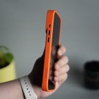 iPhone 17 Pro Max GeoMaze Pattern Leather Case | Premium Luxury Back Cover with Metal Camera Frame