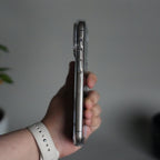 iPhone 17 Pro Max Hard Crystal Transparent MagSafe Case | Anti-Yellow Clear Back Cover with Metal Camera Bump