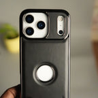 iPhone 17 Pro Max JTP PU Leather Logo Cut Case Premium Finish Cover