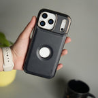 iPhone 17 Pro Max JTP PU Leather Logo Cut Case Premium Finish Cover